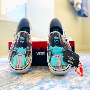 Vans Slip On Sneakers Shoes House Of Terror The Shining Women 7.5 Twins New
